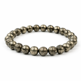 Pyrite Wealth Bracelet – Natural Pyrite Crystal Bracelet for Money, Prosperity & Success