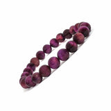 Pink Tigereye Bracelet 8MM- Resolve Misunderstanding