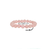 Rose Quartz Bracelet – 8MM Sweet Relationship