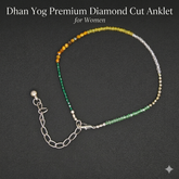 Dhan Yog Premium Diamond Cut Anklet for Women – Attract Wealth & Opportunities