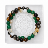 ShopYourFortune Shree Kuber Money Magnet Crystal Bracelet with Siddh Kuber Yantra & Selenite Plate for Wealth, Prosperity, Protection & Positive Energy