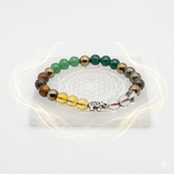 Gaj Dhanalakshmi Yog Bracelet with Selenite Charging Plate (Activated & Energized Combo)