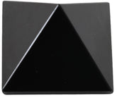 Black Obsidian Pyramid | Clear Negative Energy – 40mm