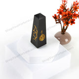 Black Obsidian Pencil with Symbol | Strong Psyshic Protection