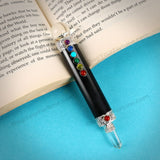Black Tourmaline Seven Chakra Wand