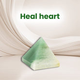 Green Aventurine Pyramid | Heal Heart – 50mm