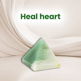 Green Aventurine Pyramid | Heal Heart – 50mm