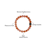 Orange Aventurine Bracelet – 8MM Remove Stubbornness