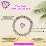 Pink Opal - 8MM Glowing Skin