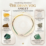 Shop Your Fortune Wealth & Prosperity Crystal Anklet Combo | Pyrite & Dhan Yog Adjustable Anklets for Women & Girls