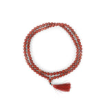 Red Jasper Mala 8MM- Strong Bones