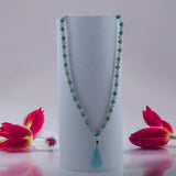 Moonstone And Amazonite Mala Peace Of Mind- 8MM