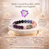 Multi Crystal Bracelet – 8MM Weight Loss Support