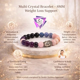 Multi Crystal Bracelet – 8MM Weight Loss Support
