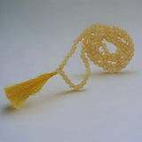 Yellow Calcite Mala 6MM- Diabetes Control