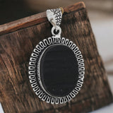 Black Tourmaline Pendant- Stop Electro Magnetic Forces (EMF)