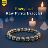Pyrite Wealth Bracelet – Natural Pyrite Crystal Bracelet for Money, Prosperity & Success