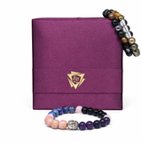 Ultimate Rich Fortune Crystal Bracelet Combo – Pyrite Wealth Bracelet, Dhan Yog Crystal & Triple Protection Bracelet | Tiger Eye, Obsidian & Lava Stone | Unisex Energy Bracelet