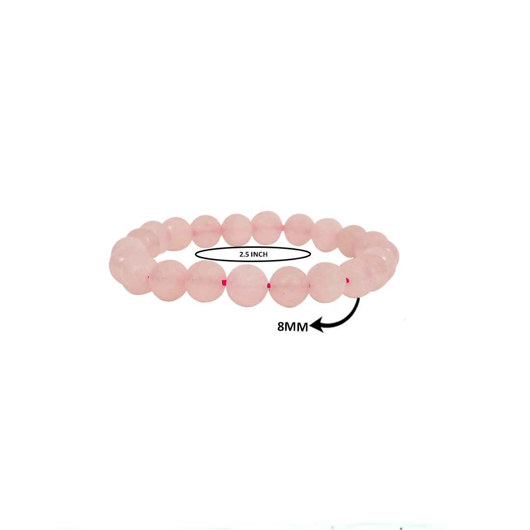 Rose Quartz Bracelet – 8MM Sweet Relationship