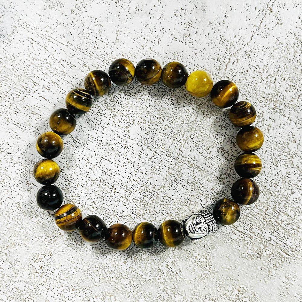 Natural Tigereye Bracelet – 8MM Enhances the Psychic Abilities