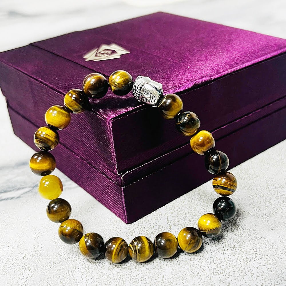 Natural Tigereye Bracelet – 8MM Enhances the Psychic Abilities