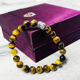 Natural Tigereye Bracelet – 8MM Enhances the Psychic Abilities