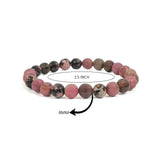 Rhodonite Bracelet – 8MM Helps in a Broken Heart