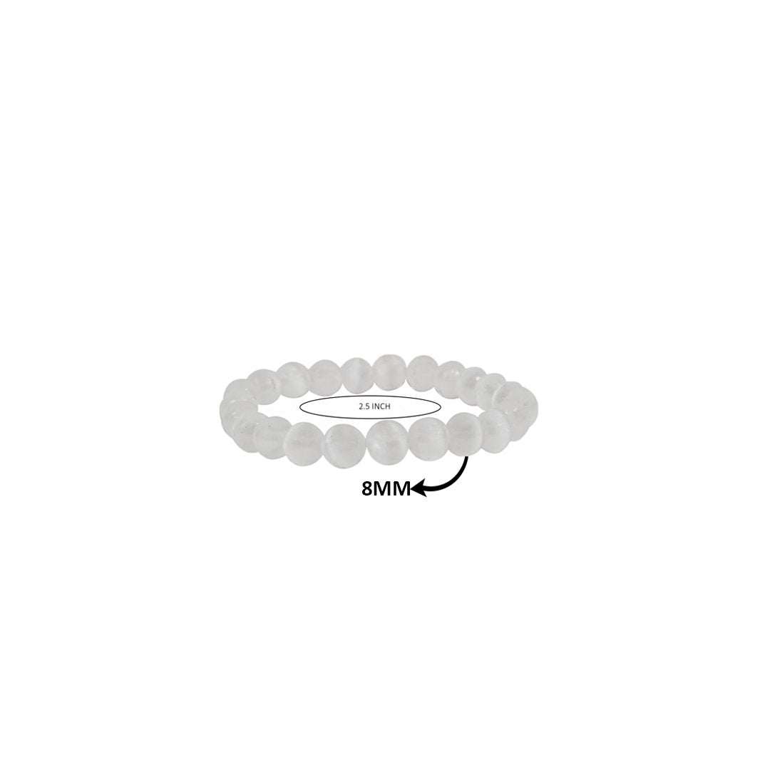 Selenite Bracelet – 8MM Release Unwanted Entities