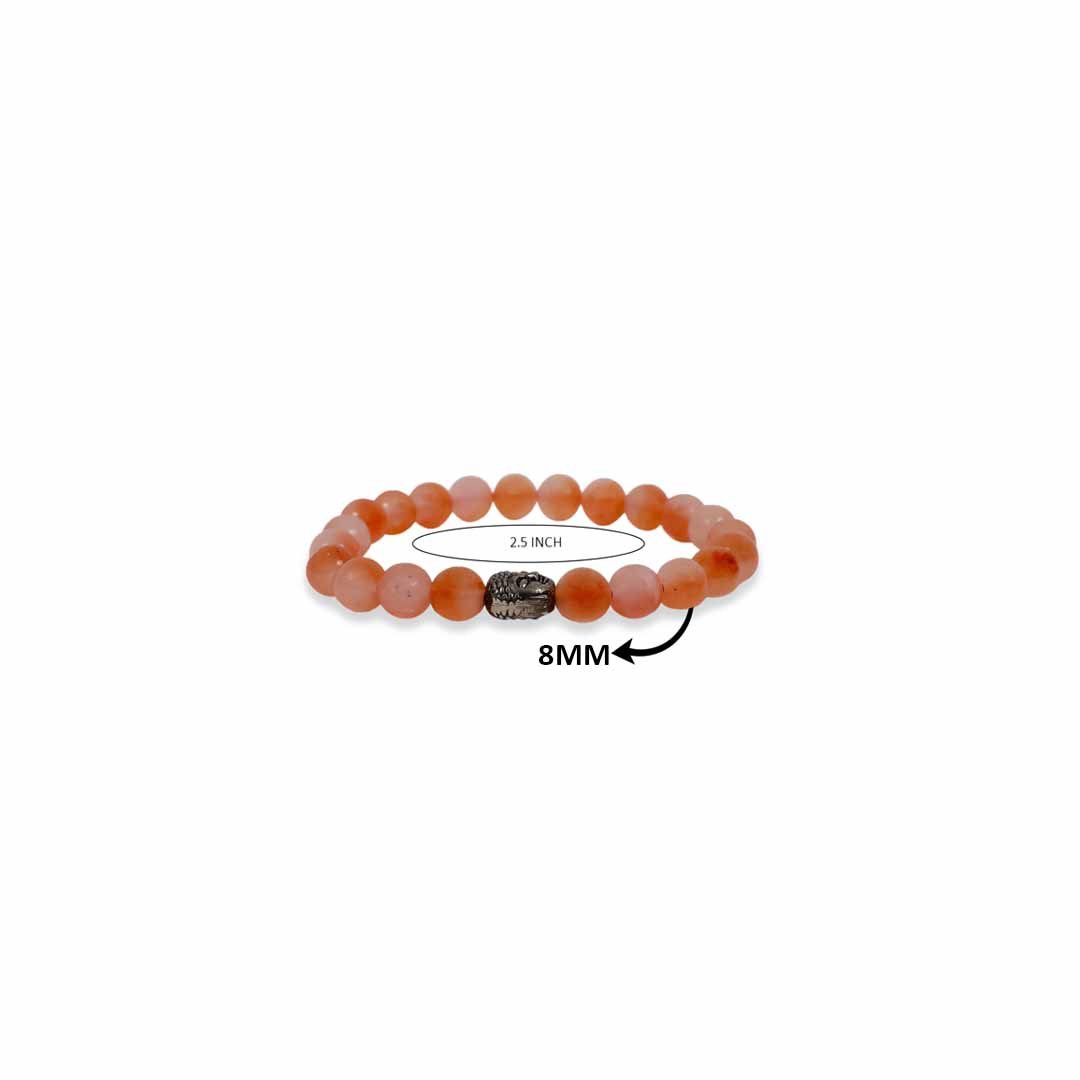 Orange Aventurine Bracelet – 8MM Remove Stubbornness