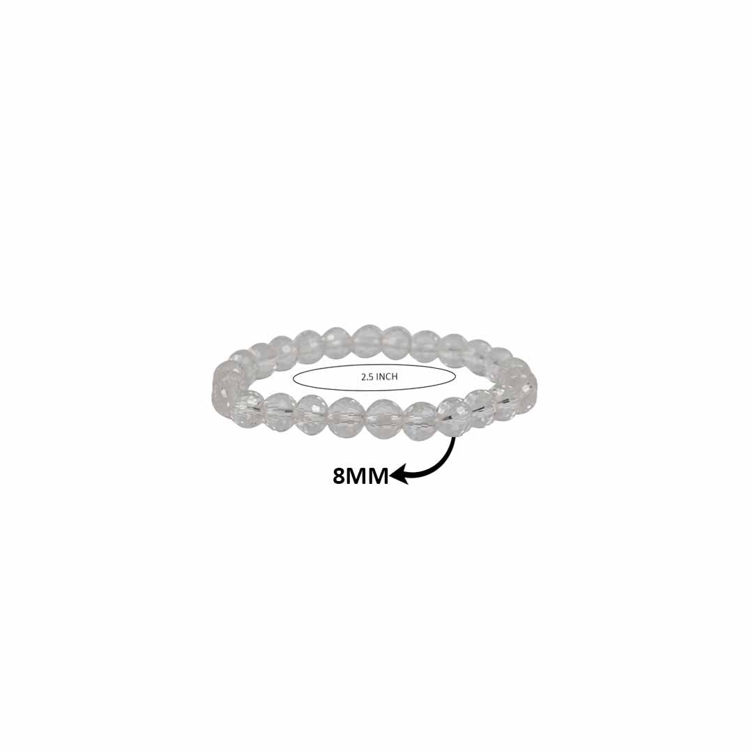 Clear Quartz Bracelet – 8MM Disappear Blockages