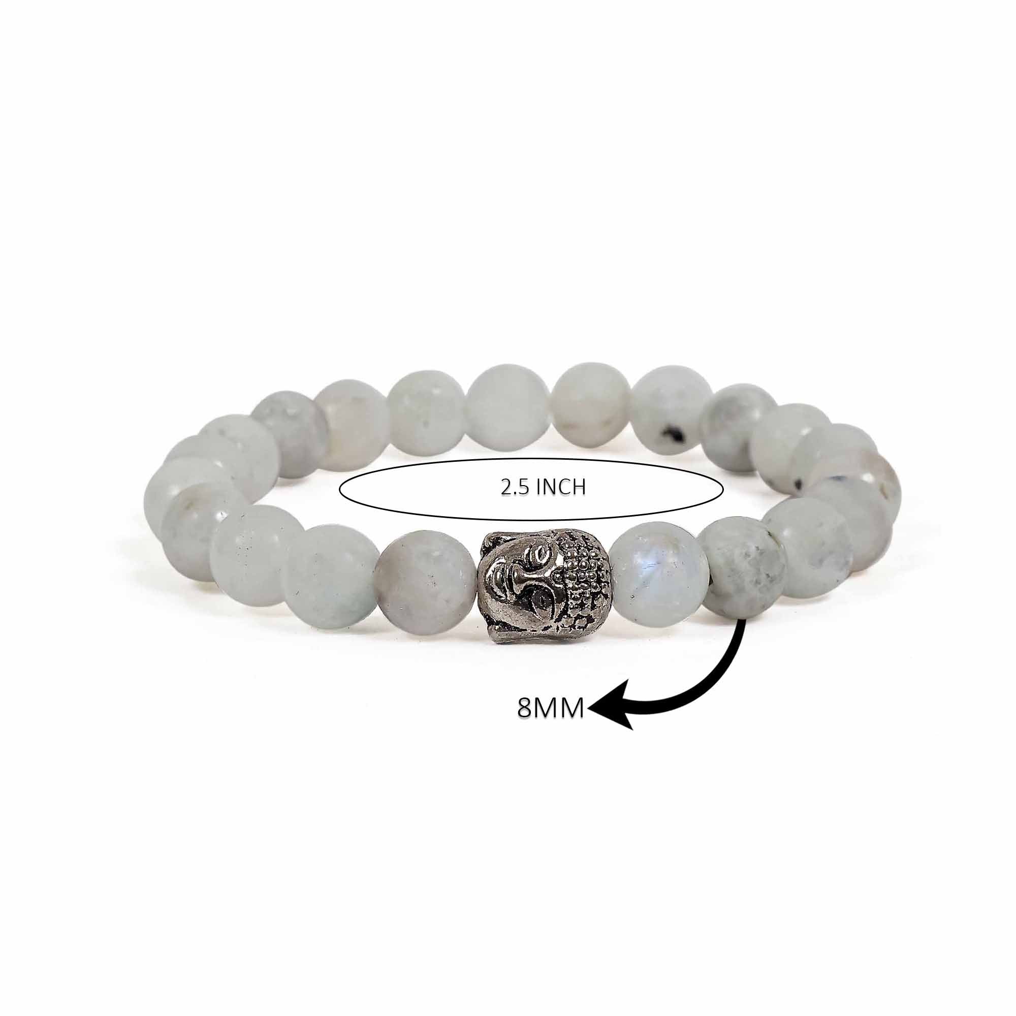 Moonstone Bracelet – 8MM Strong Water Element