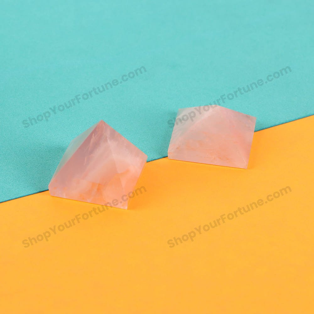 Rose Quartz Pyramids | Release Relationship Issue – (Set of 2)