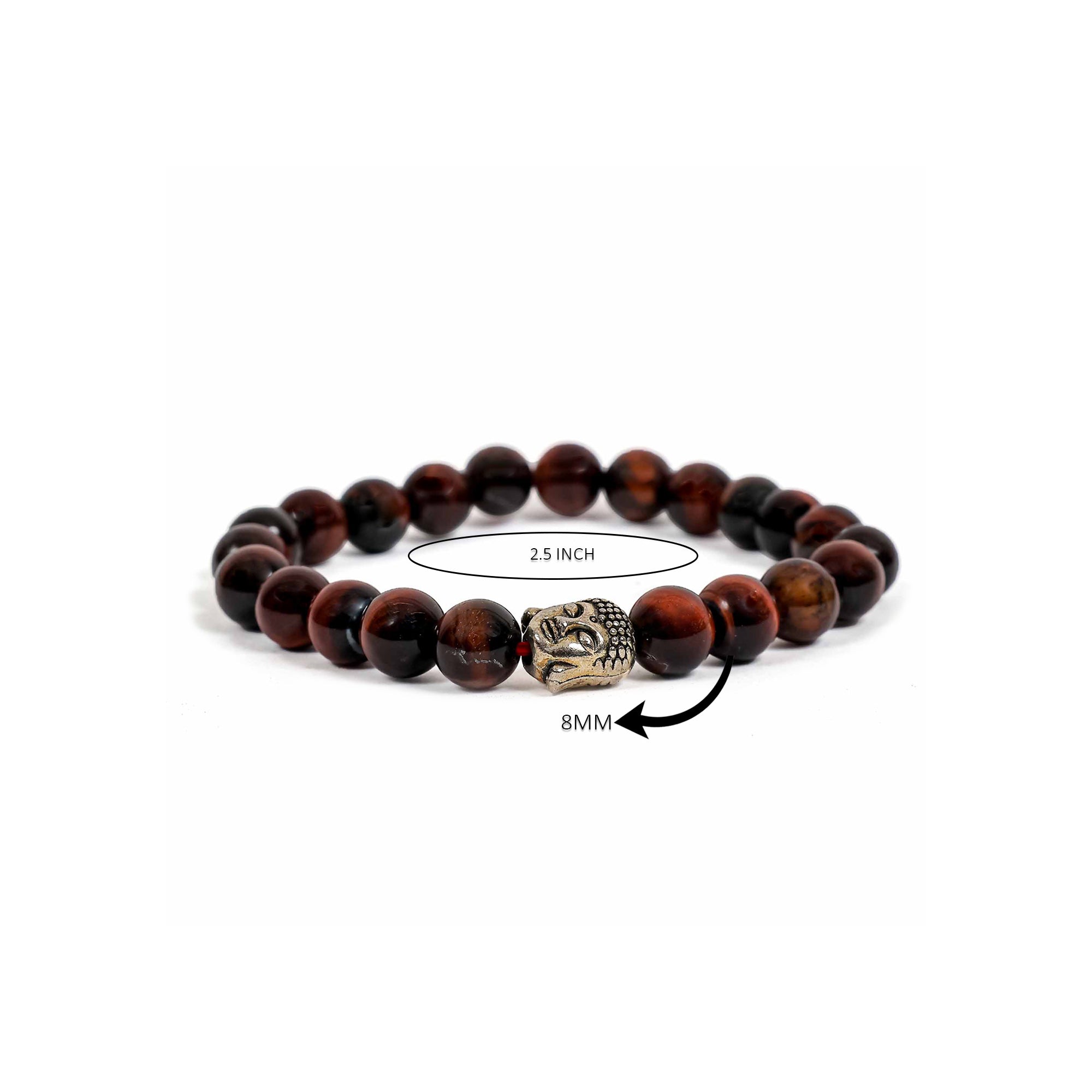 Red Tigereye Bracelet – 8MM Boost your Motivation