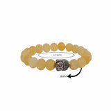Yellow Calcite Bracelet 8MM- Diabetes Control