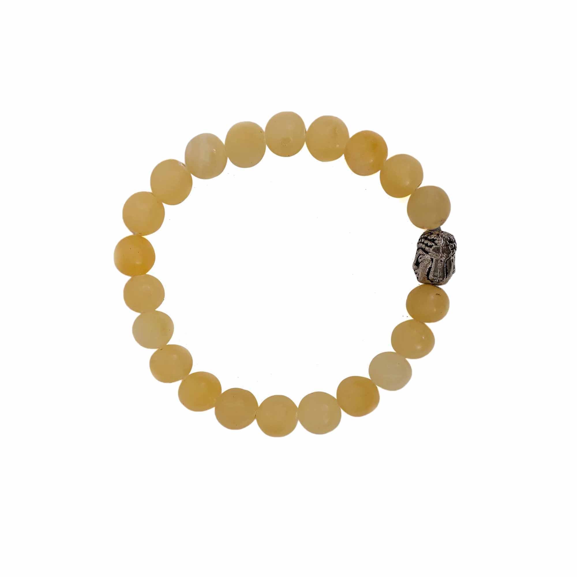 Yellow Calcite Bracelet 8MM- Diabetes Control