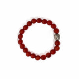 Red Carnelian Bracelet- 8MM Strong Muscles