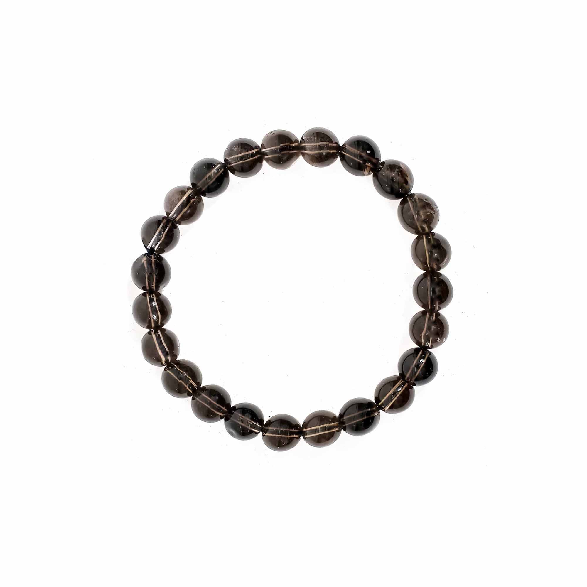 Smoky Quartz Bracelet – 8MM Clear the Toxicity