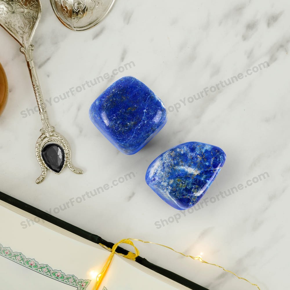Lapis Lazuli Tumbles – Wisdom (Set of 2)