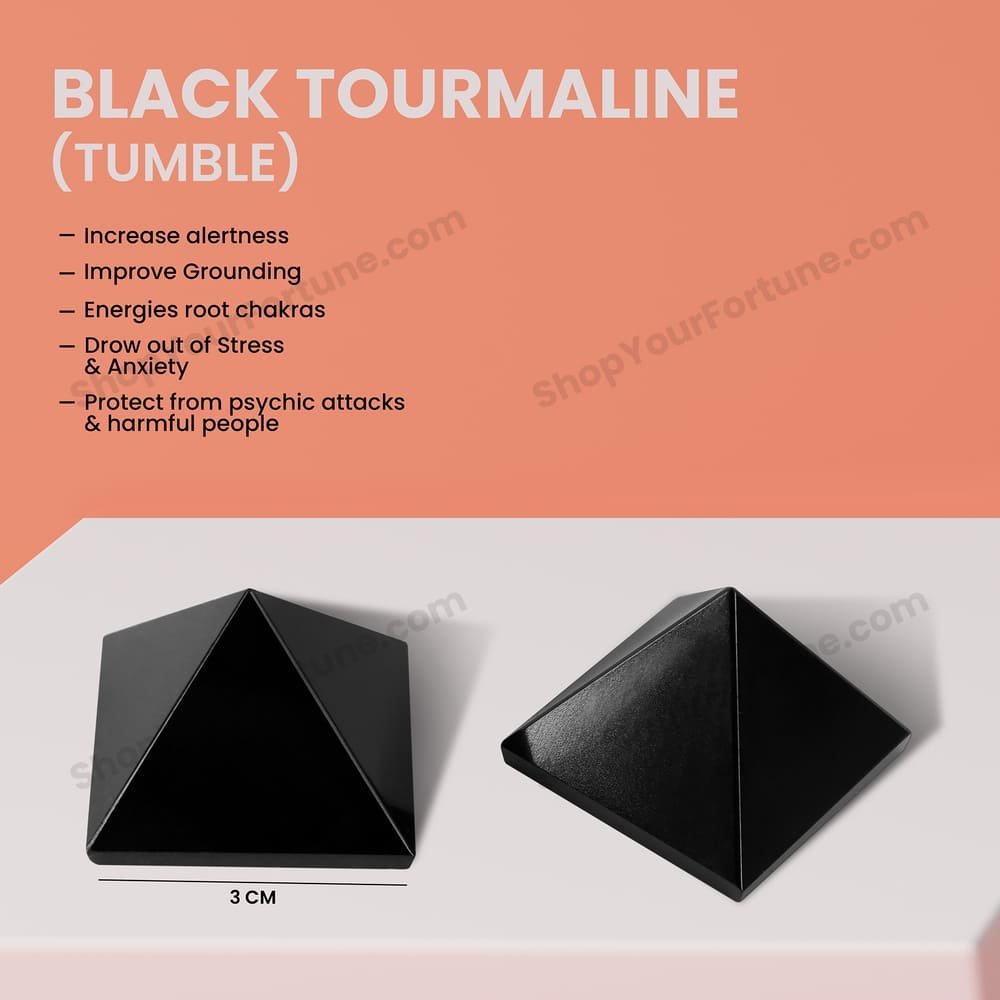 Black Obsidian Pyramid | Clear Negative Energy