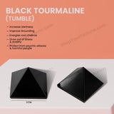 Black Obsidian Pyramid | Clear Negative Energy