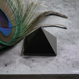 Black Obsidian Pyramid | Clear Negative Energy – 40mm