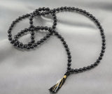 Black Obsidian Mala 8MM – Clear Negative Energy
