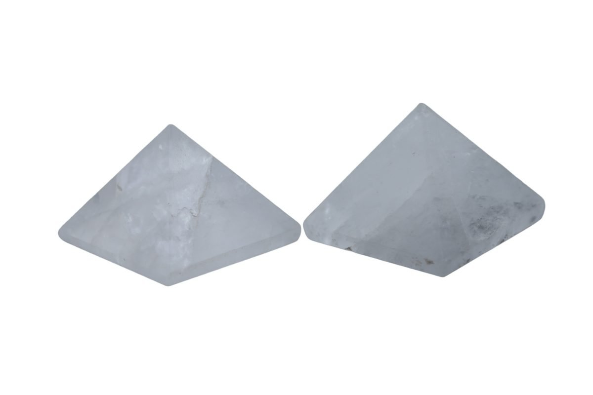 Clear Quartz Pyramid | Disappear Blockages (Set of 2)