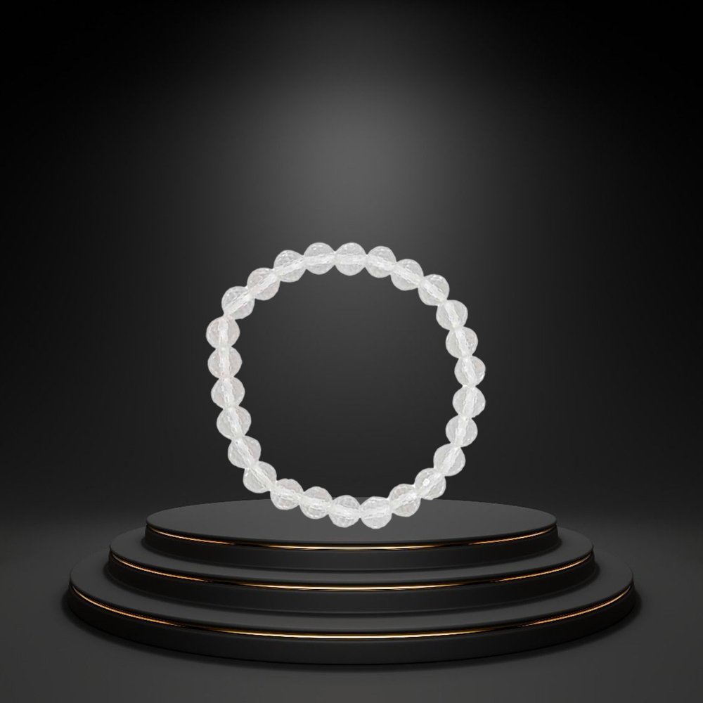 Clear Quartz Bracelet – 8MM Disappear Blockages