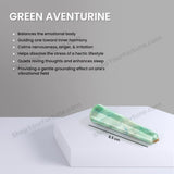 Green Aventurine Pencil | Helps Cool Down Fever