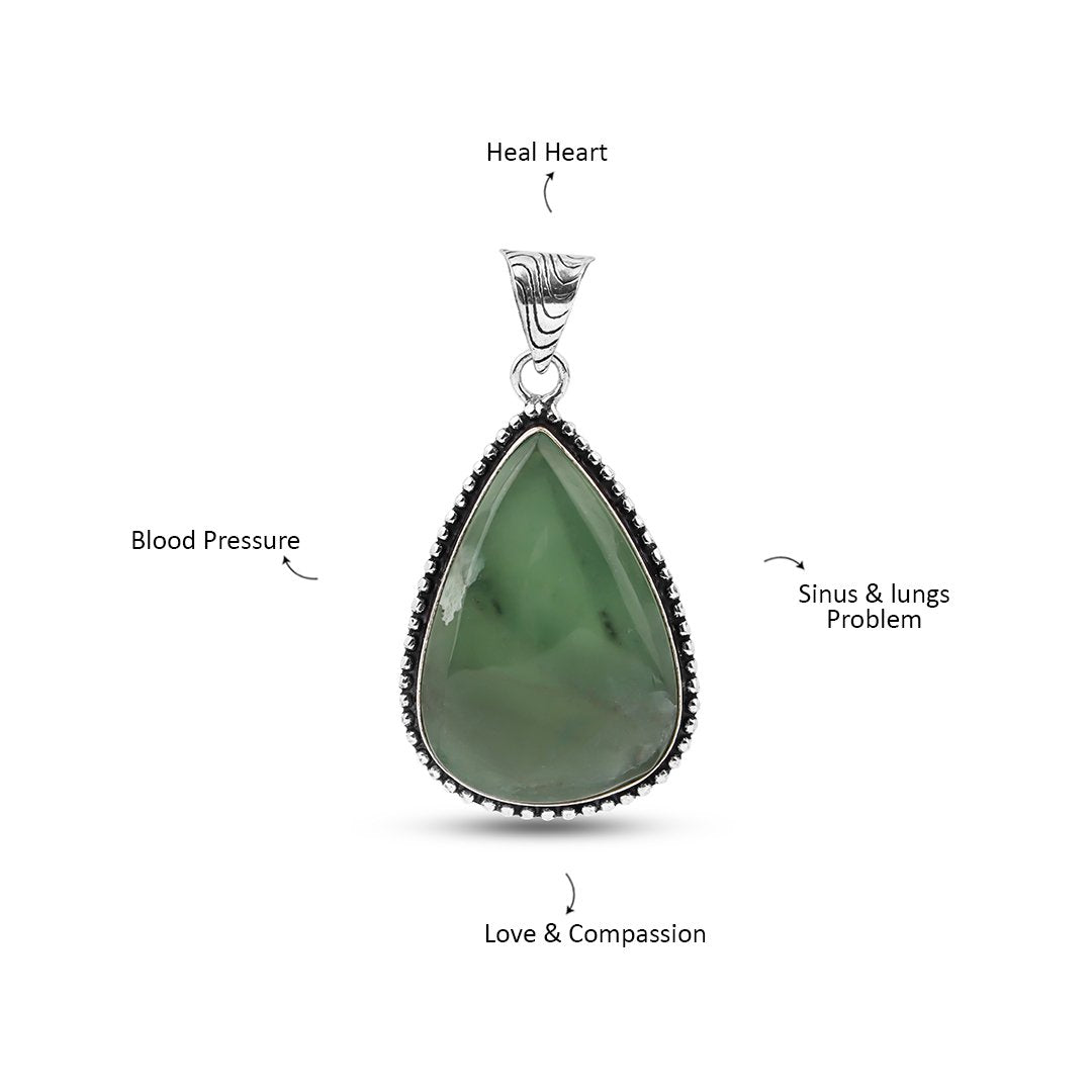 Green Aventurine Pendant- Heal Heart