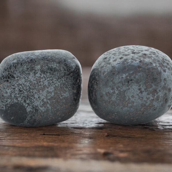 Hematite Tumble Remove Leg Cramps (Set of 2)