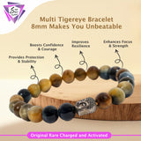 Multi Tigereye Bracelet – 8MM Makes You Unbeatable