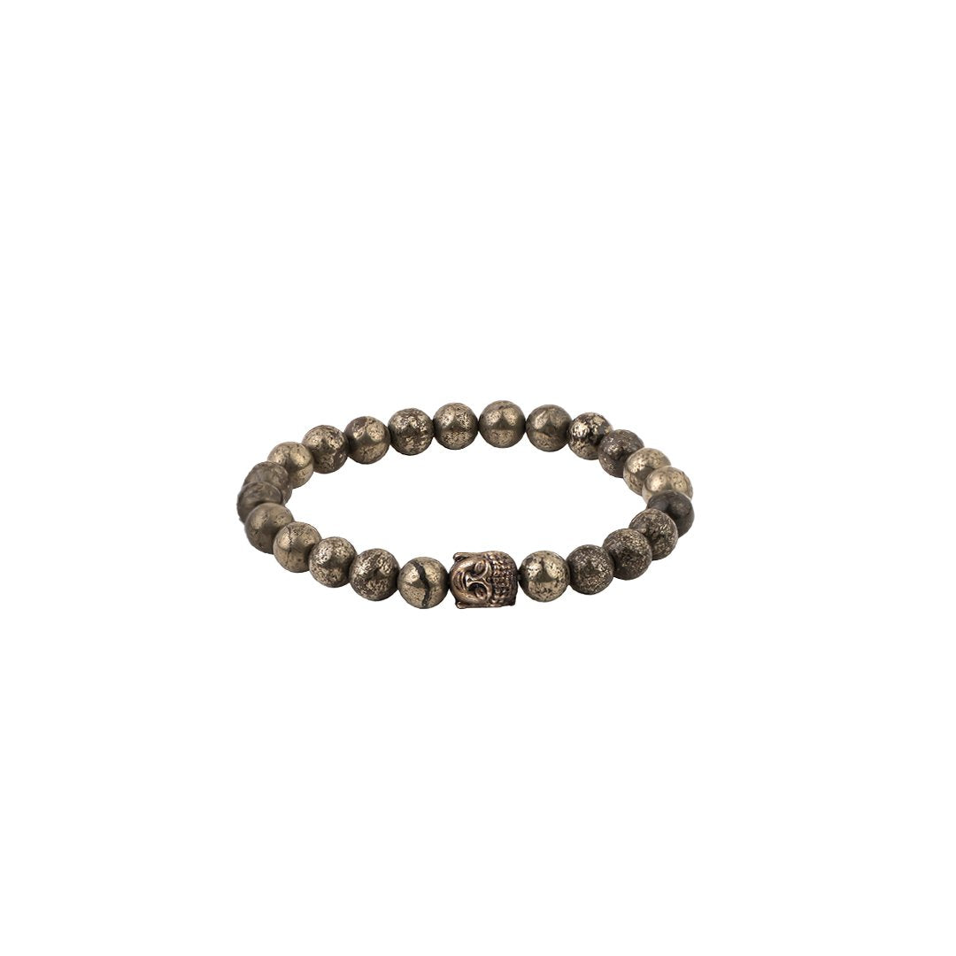 Pyrite Bracelet – 8MM Attract Money