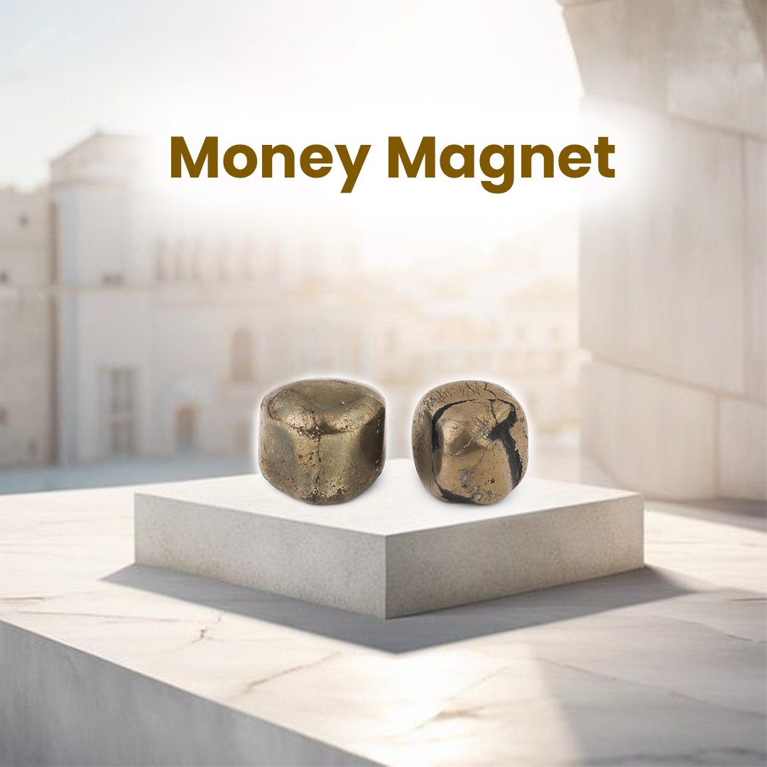 Pyrite Tumbles ( Set of 2 ) – Money Magnet